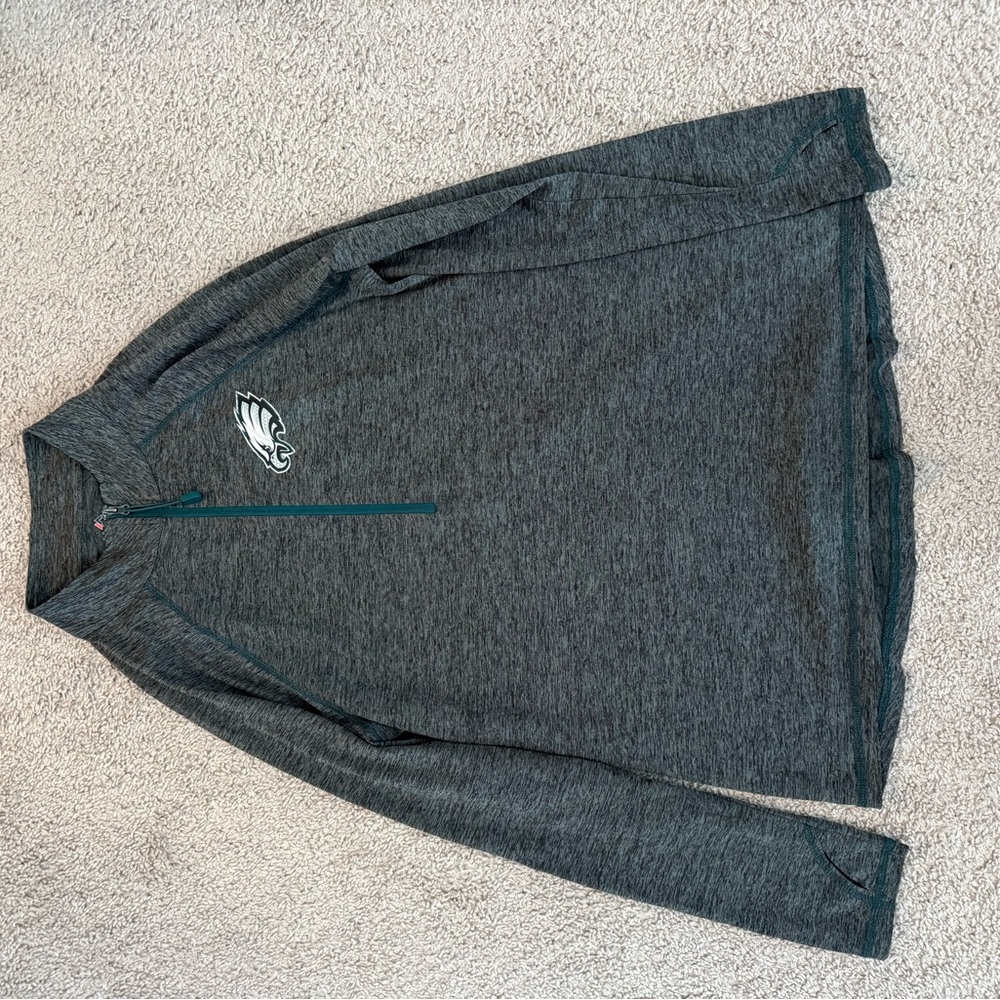 Majestic Dark Gray Zip-Up Sweater